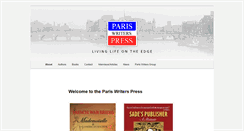 Desktop Screenshot of pariswriterspress.com